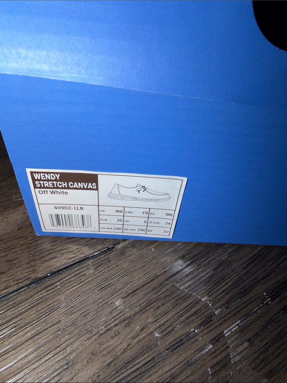 Hey Dude Off-White Patterned Canvas Slip-On Shoes - Picture 5 of 6